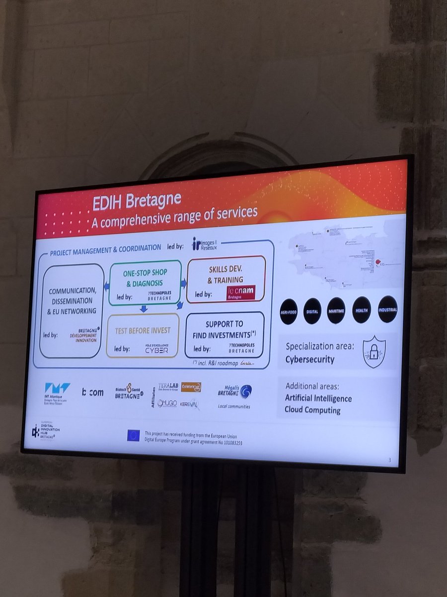 #EuroCyberWeek European day panel on Breton #edih #cybersecurity #testbeforeinvest