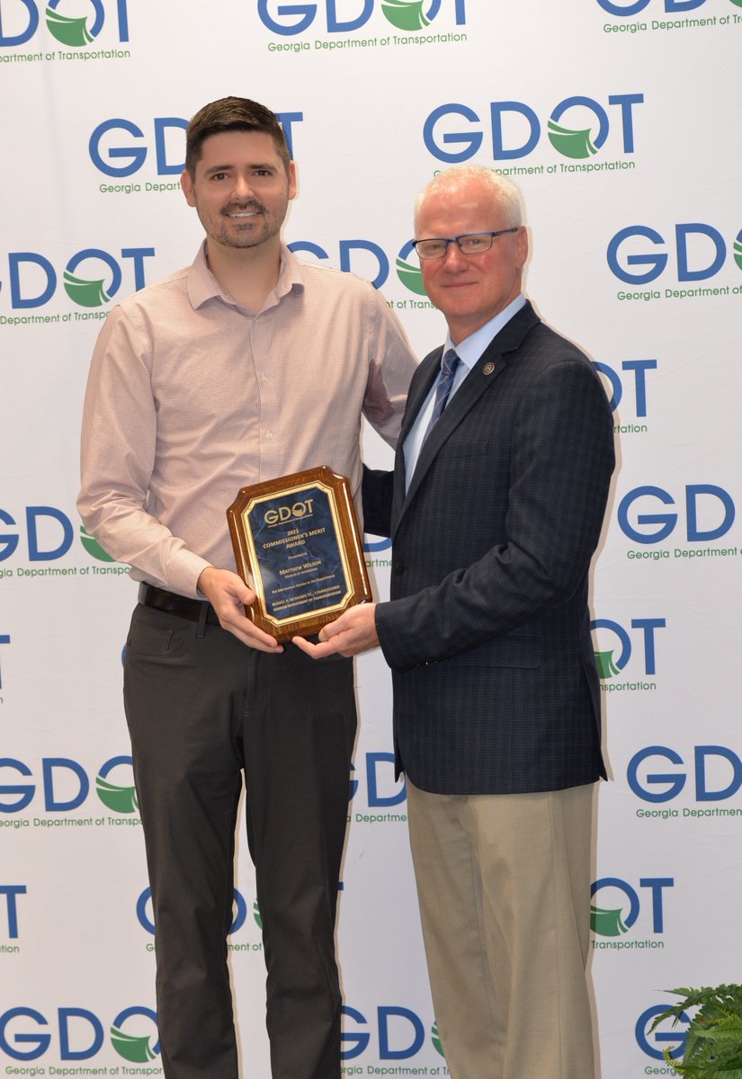 I am beyond grateful to be awarded the Georgia DOT Commissioner's Merit Award for work done in 2021 on the 2050 Georgia Rural and Human Services Transportation Plan. 

For information on the Plan please visit: rhst-gdot.hub.arcgis.com