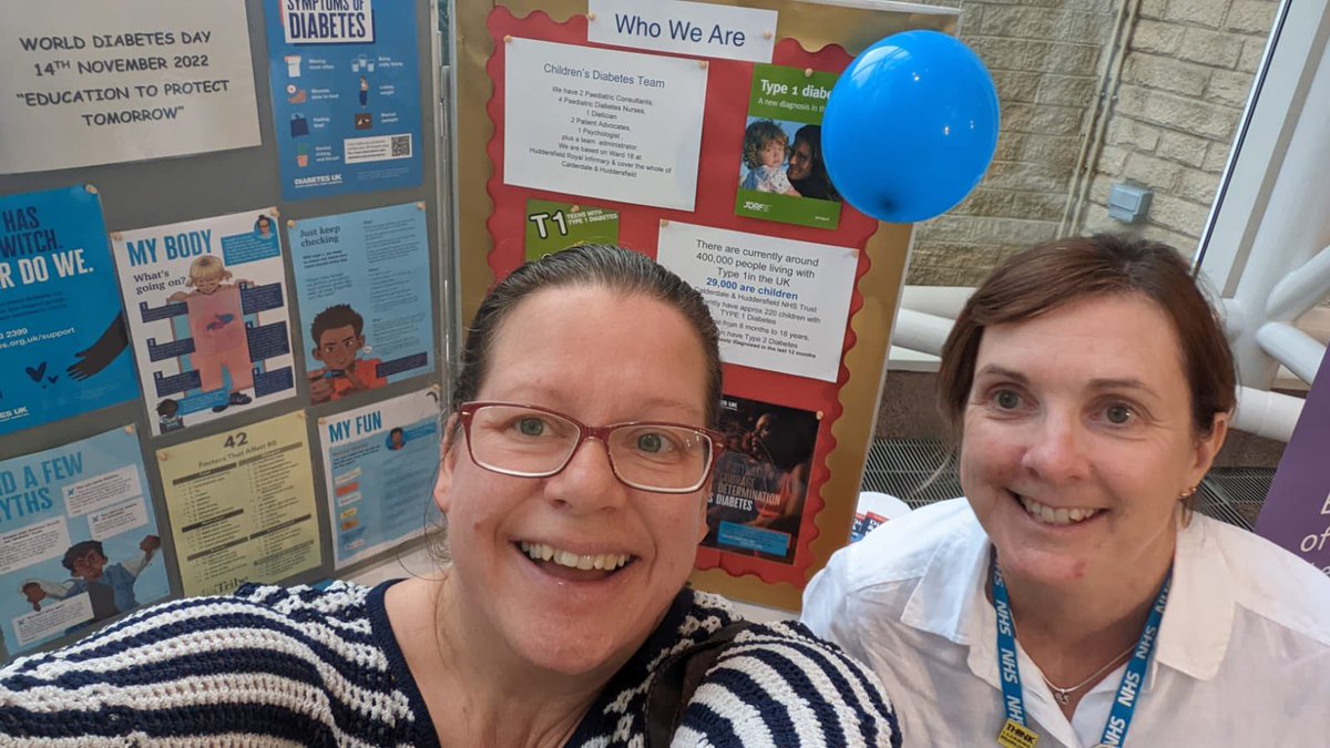 CHFT_PaedsDiab's tweet image. #WorldDiabetesDay2022 @CHFTNHS come and say hi at our stands across both sites!!