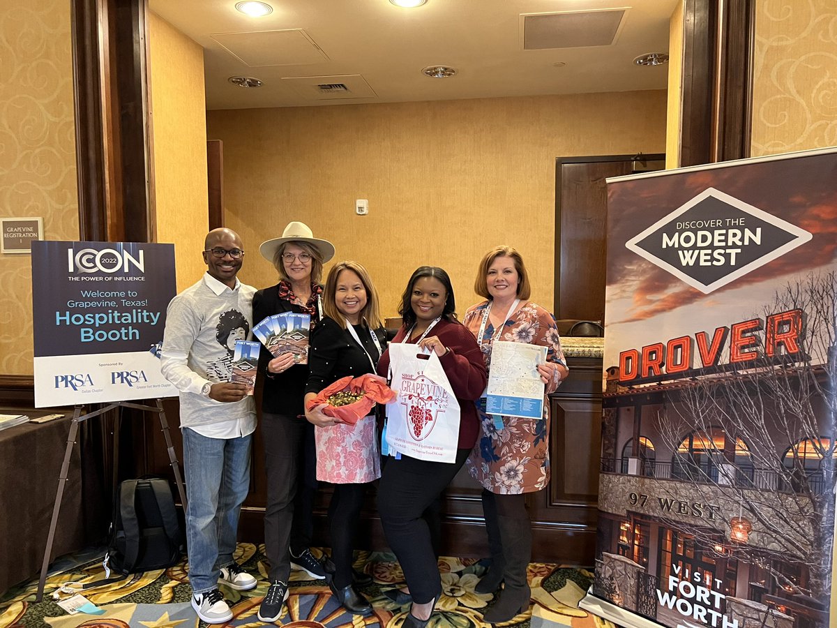 fortworthPRSA's tweet photo. We welcomed 1,000+ @prsa Pros, Speakers, Exhibitors + Sponsors to #DFW for #PRSAICON2022! Thanks to our volunteers for making it such a success! #fwprsa https://t.co/RGdmEIrC40