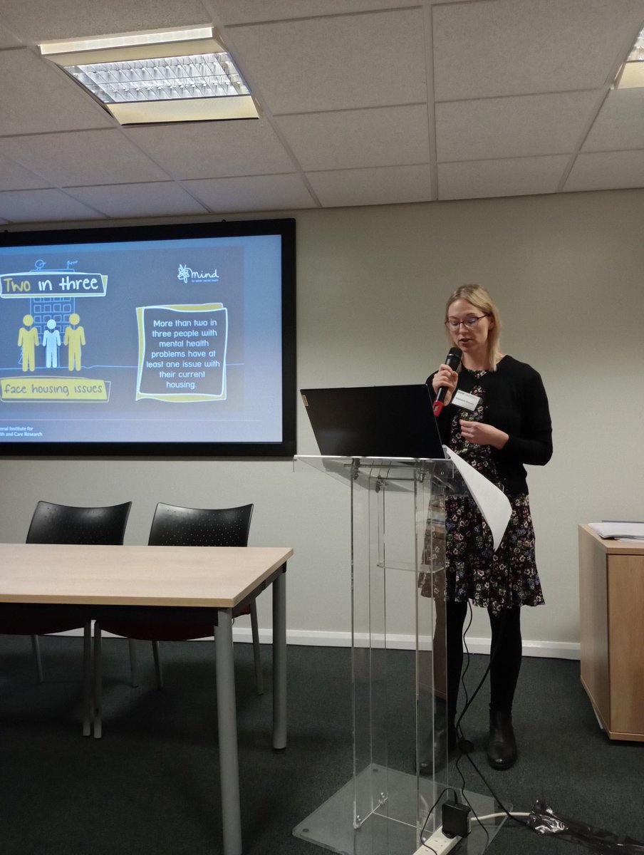 SCMasefield's tweet photo. A great presentation by @stephbramley on our #NIHR_ARC evaluation of the Wakefield District Housing Mental Health Navigator Scheme at the ARC Inequalities and Prevention National Symposium @WDHupdate https://t.co/EKCEmJhvu6