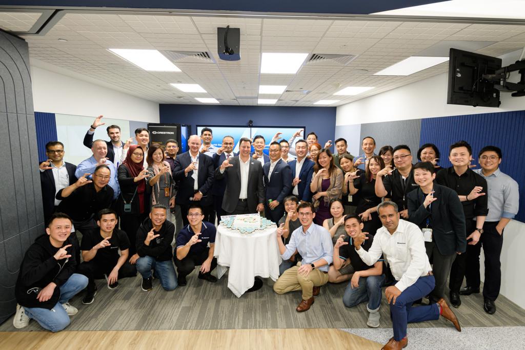 CunaSerena's tweet photo. This year, Crestron celebrated our 50th year in business. To continue our celebration, we hosted a 50th Anniversary event for our colleagues in the Asia region and had remote team members join in from around the globe.

https://t.co/xocvRrB3Rg https://t.co/Z15a7v3Mr7