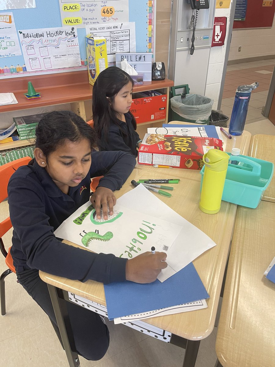 In Media Literacy students are working away at designing their own cereal boxes! 🥣 🥛 <a href="/stpetersmilton/">St. Peter C.E.S.</a>