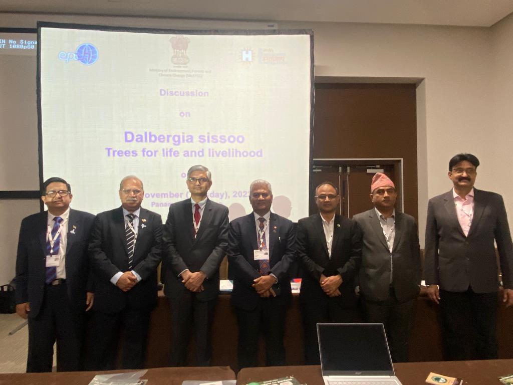 Maheshwar Dhakal (@maheshwardhaka1) on Twitter photo Nepal is doing its best to down listing of Dalbergia sissoo in CITES COP19. Nepal organised a side event together with India, <a href="/RajendraBdrKC/">Rajendra K.C.</a> made a presentation and I expressed Nepal's position why down listing of the species is important for Nepal 🇳🇵 Nepal is doing its best to down listing of Dalbergia sissoo in CITES COP19. Nepal organised a side event together with India, <a href="/RajendraBdrKC/">Rajendra K.C.</a> made a presentation and I expressed Nepal's position why down listing of the species is important for Nepal 🇳🇵