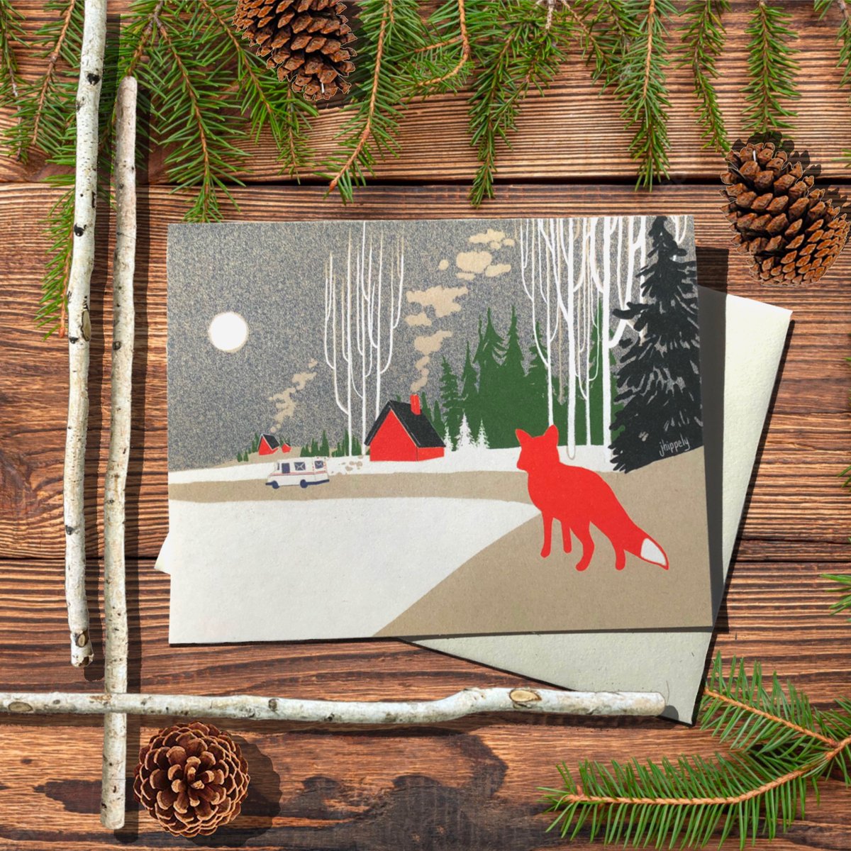 foxfernstudios's tweet photo. New notecards in the shop. <3 The moon is up; I hope this is the last stop of the day for this Mail Carrier! #postalproud #mailcarrier #postalworker #mailtruck https://t.co/CWGMnZkA7N