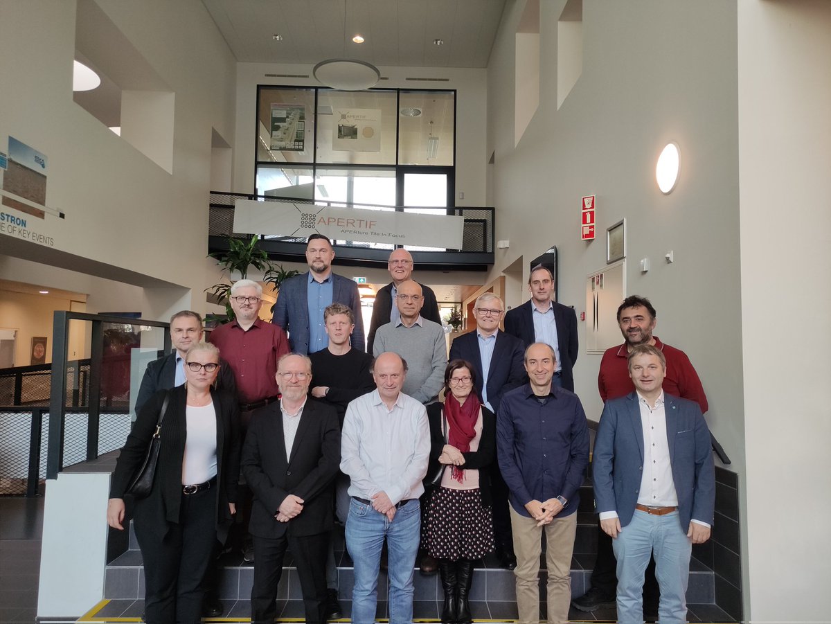 jivevlbi's tweet photo. The #EuropeanVLBINetwork Consortium Board of Directors is meeting today at JIVE HQ in Dwingeloo, the Netherlands.
@mediainaf @maxplanckpress @OnsalaRymd @Metsahovi @eMERLINarray @ASTRON_NL @IGNSpain @virac_irbene @SKA_Africa @UMK_Torun @AaltoUniversity @KASI_NEWS @BKG_Bund https://t.co/bjw6e6vuth