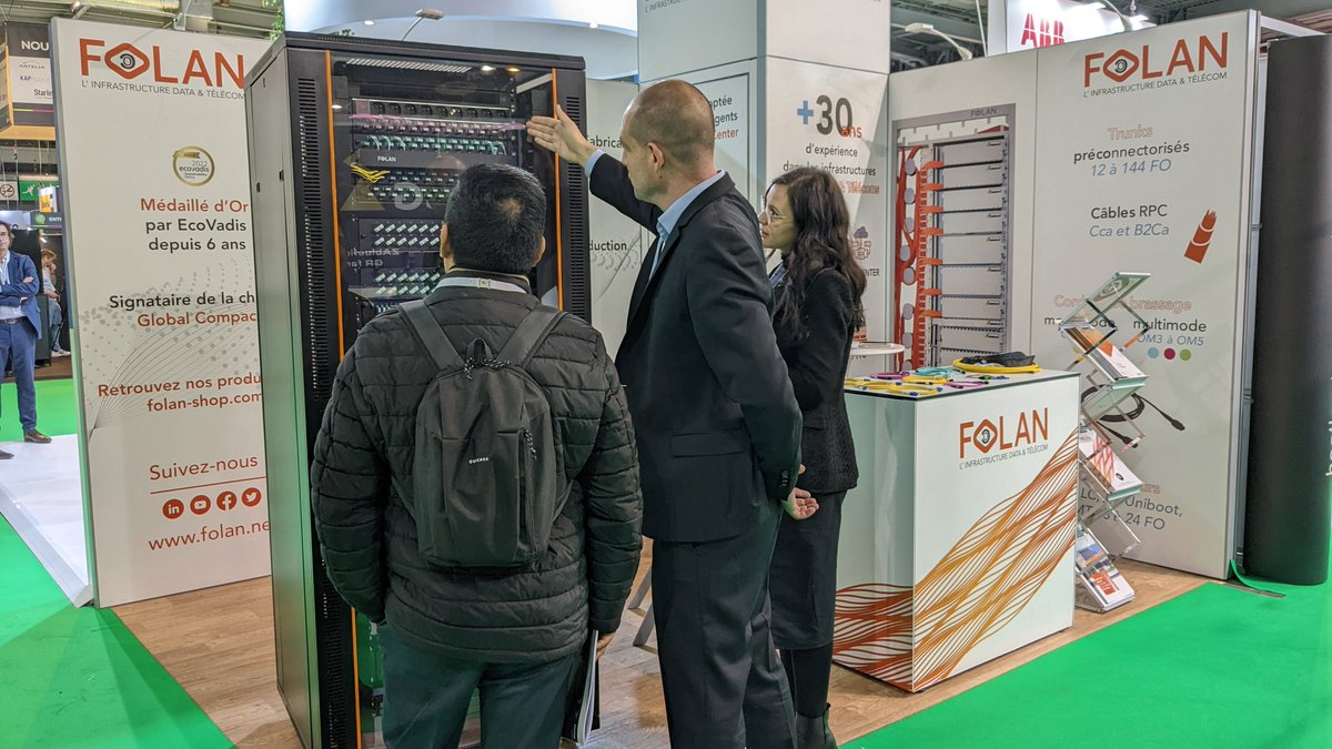 Un projet #datacenter ? Retrouvez nos experts <a href="/Folan_FTTx/">FOLAN</a> sur le stand J70 au <a href="/DCW_Paris/">Data Centre World Paris</a> !
📆 Mercredi 16 et jeudi 17 novembre 2022
📍 Porte de Versailles, Hall 3 (#Paris)
🤝 Stand J70
☕ Café offert !

#datacentre #datacentreworld #datacentreworldparis #dcw #fibreoptique