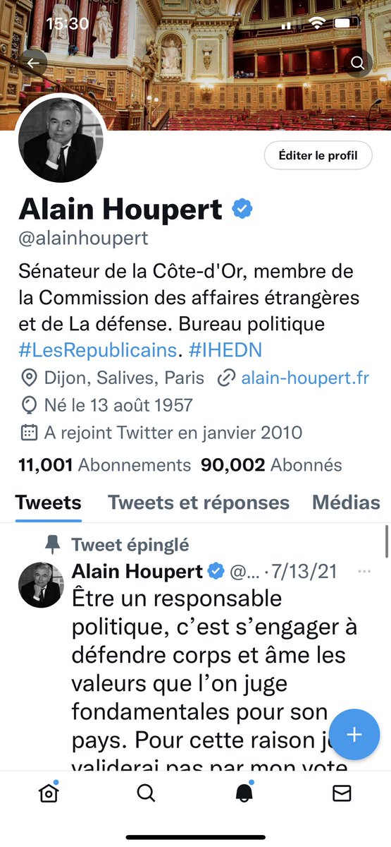 alainhoupert's tweet photo. Merci aux 90000 followers qui me témoignent leur amitié ! https://t.co/oYCAPVGqmg