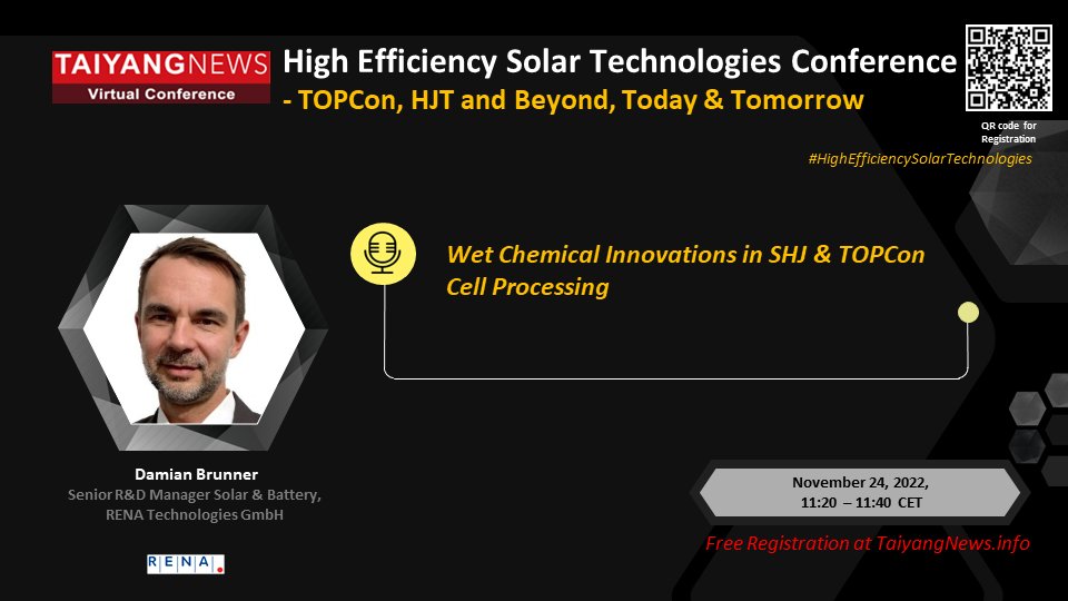 TaiyangNews All About Solar On Twitter Damian Brunner Of RENA