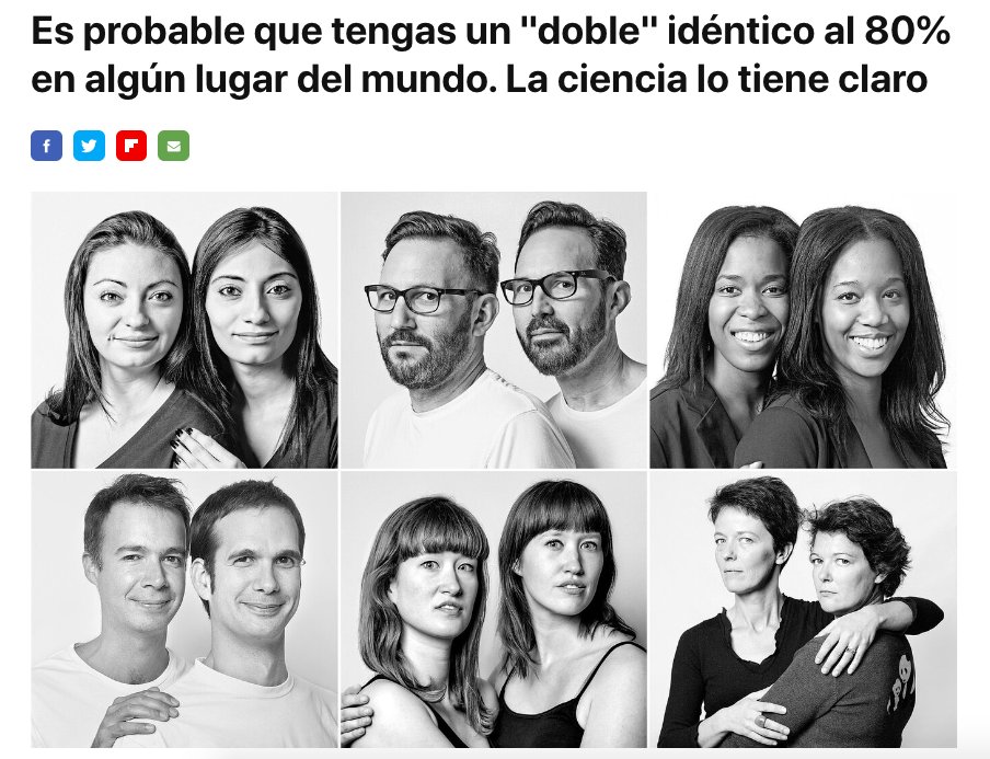 Silvialactea's tweet photo. - ¡Eres un cornudo mentiroso! ¡Te vieron con otra!
- Cariño, ¿sabías que según la ciencia es probable que haya alguien caminando por ahí que se parezca un 80% a nosotros?

Y así, es como puedes salvar tu matrimonio 👉 https://t.co/JotTXwDU71
De nada. https://t.co/nhVVY7WcmL