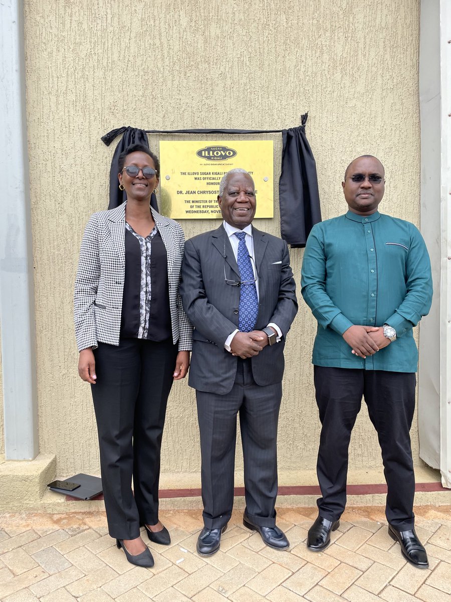 Today, I was so much honored to join the Rwandese Minister of Trade and Industry (R) and Illovo Sugar Kigali CEO (L) at the opening ceremony of ISK warehouse and packing plant at the DP World EPZ in Kigali. Ease of Doing Business is appropriately being defined in Rwanda!