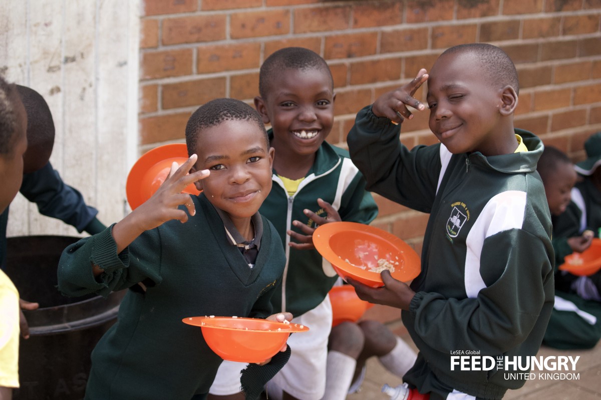 The boys look pretty pleased with their school dinner don't they? 😄

Join us to feed more children just like this: feedthehungry.org.uk/donate-online/