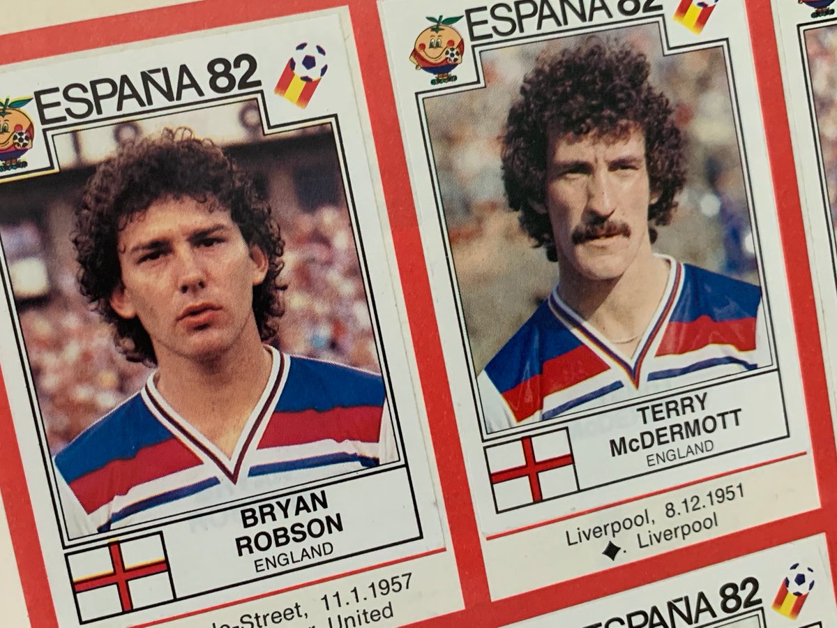 brockleyblue's tweet photo. It's one of the most iconic shirts ever. But #Admiral's red away jerseys hampered #England's chances of #WorldCup glory in '82, resulting in a new set of kits being turned around within 48 hours. Read the entire story in the new #GetShirty book. @ConkerEditions @admiral1914 https://t.co/VVcelupsjl