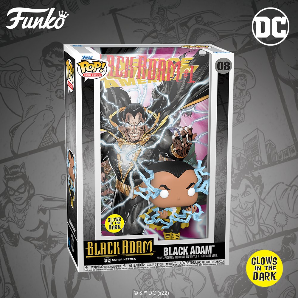 Funko Europe on X: "Raise your DC collection to new heights! ⚡ For the  chance to win our Black Adam Classic Pop! Comic Cover, follow @FunkoEurope  and answer in the replies: which