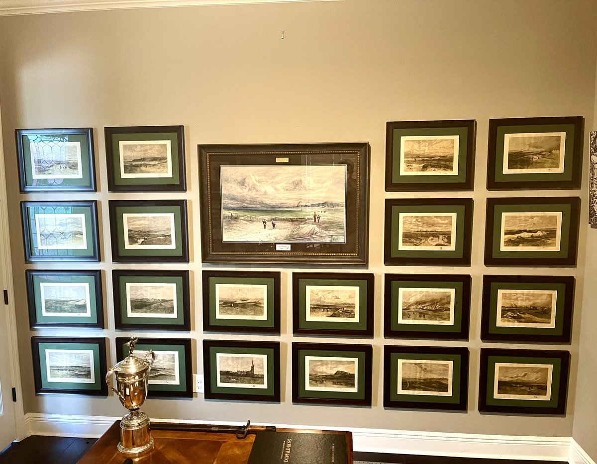 SHistorians's tweet photo. How I envisioned it and how it turned out. 

#GolfHistory
#SmartWall https://t.co/3AQJYkzSUv