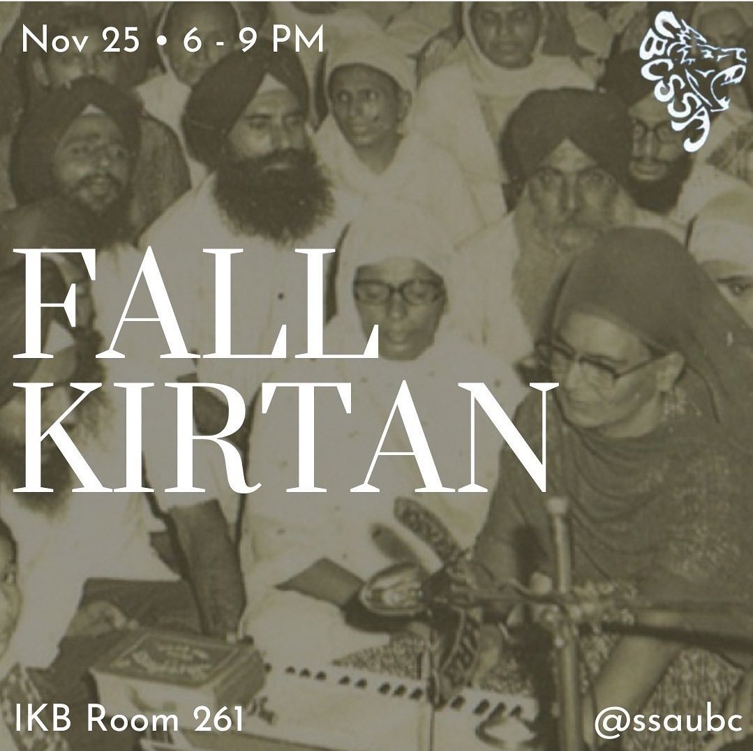 BCSikhs's tweet photo. Fall Kirtan @UBC hosted by @SSAUBC https://t.co/HgMKV0YC8J