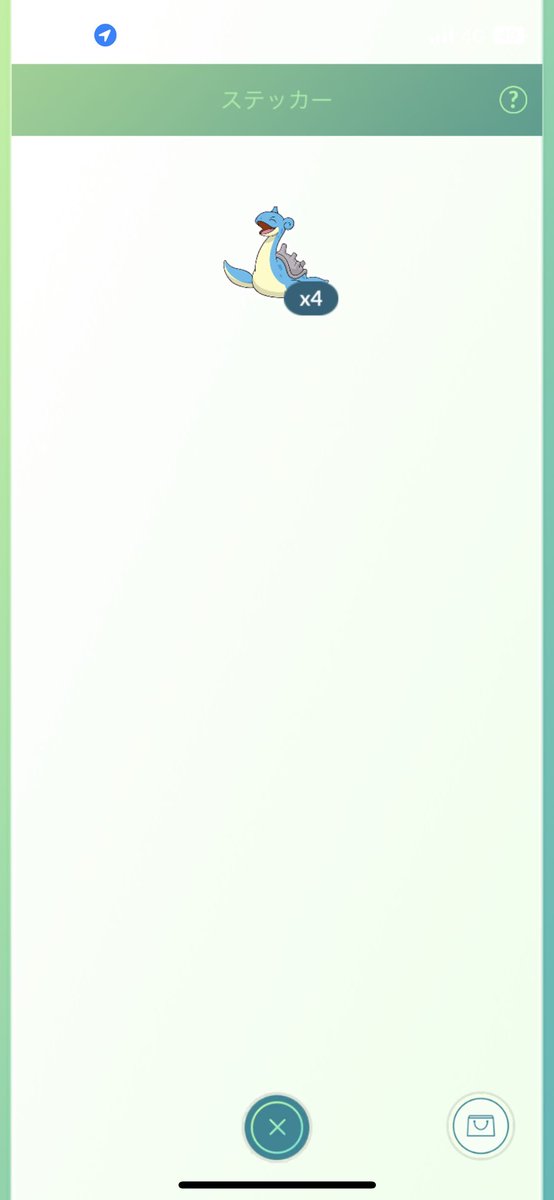 shocx_5's tweet photo. ラプラスのステッカー貼れないじゃんか！
#ラプラス　#ポケモンGO #ステッカー https://t.co/LrnW67x6uP