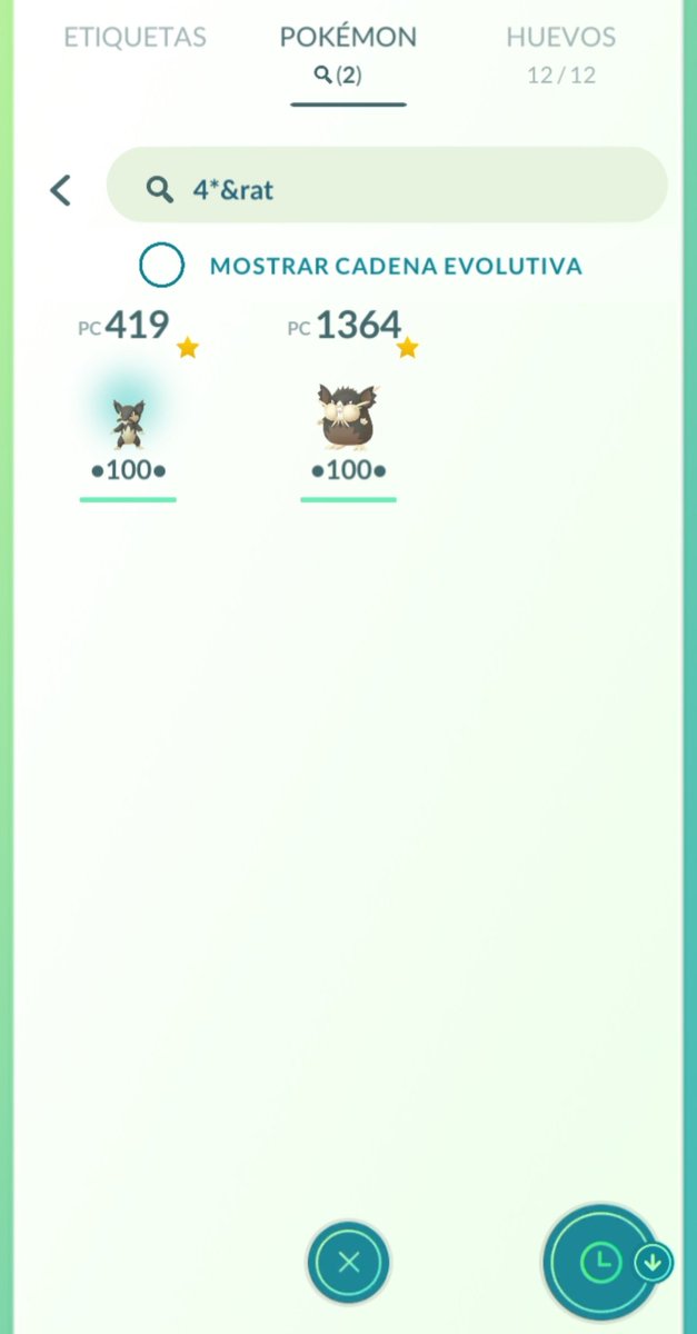 Withpons69's tweet image. It cant be 😱 thank goodness i checked it, i almost deleted it 😫 rattata from Kanto and raticate would be missing and i have the family 100%
#Pokemon #PokemonGoApp #pokemongo #rattata