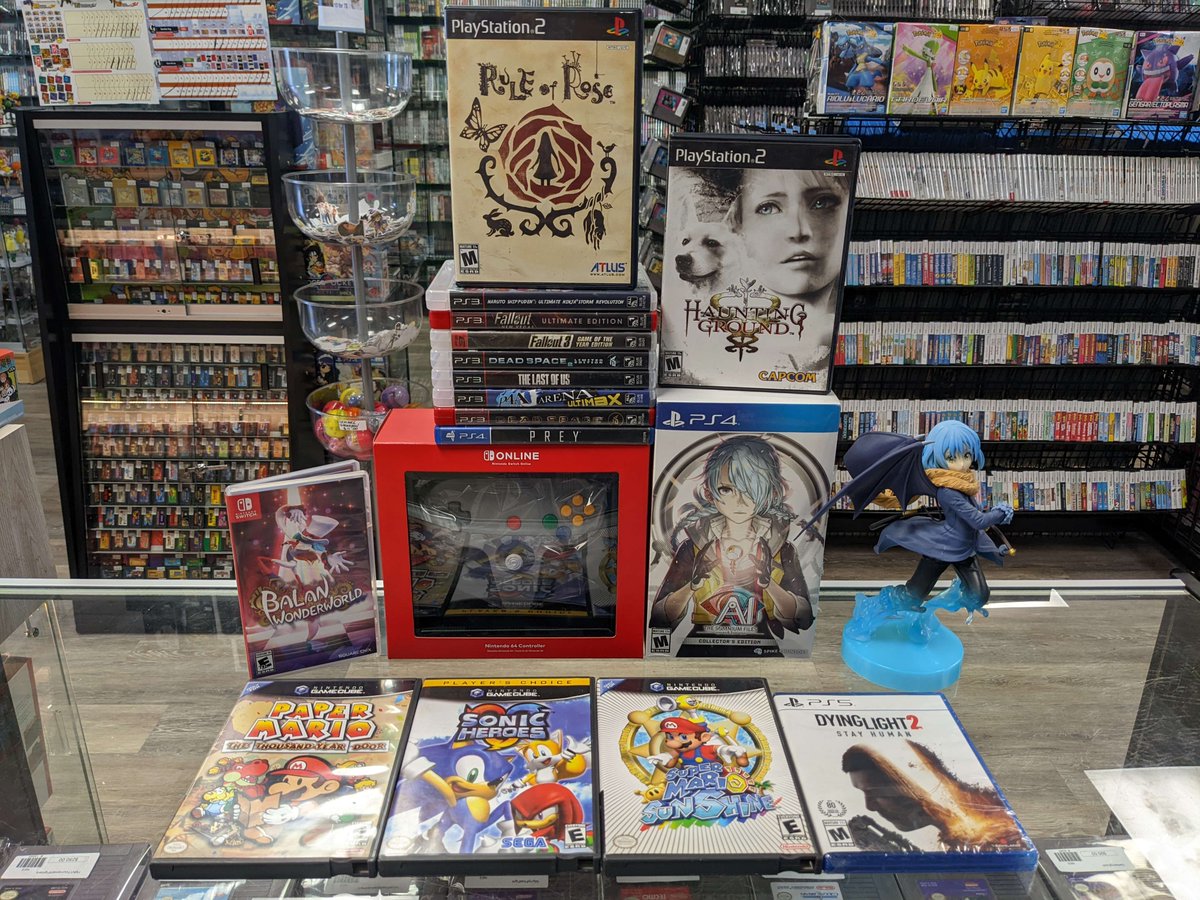 VGTPFlorida's tweet photo. Rule Of Rose and Haunting Ground 😱
The trades have been going hard lately 🔥

📞 Give us a call:
850-346-8562 

📍 Find us at:
5559 N Davis Hwy
Ste D
Pensacola, FL. 32503

🕜 Hours:
Monday-Thursday: 11am-6pm
Friday-Saturday: 11am-7pm
Sunday: 11am-5pm https://t.co/cvrUVL8W2B