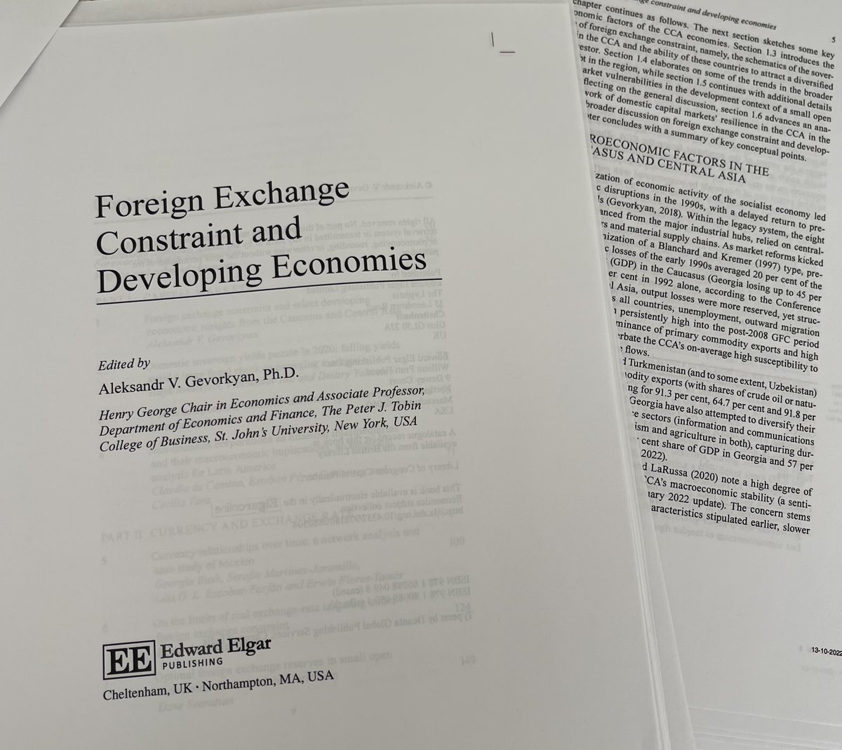 avgevorkyan's tweet photo. OK, proofs are out &amp; a new monograph is available for pre-order w @Elgar_Economics #EconTwitter #ASSA23

A wide range of perspectives on #FX constraint &amp; #Developing #Economies #EmergingMarkets incl @ocanuto @ubaqais @SamarIs58515001 #CentralBanks &amp; more 

https://t.co/HnwlCYOlKl https://t.co/xyaAxlLfzg