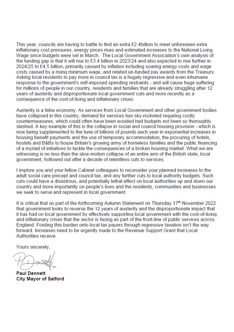 About Manchester on Twitter "Ahead of today’s autumn statement