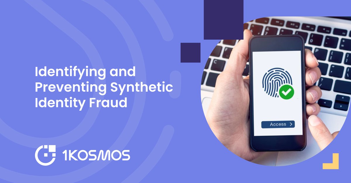1KosmosBlockID's tweet image. Data shows that businesses lose billions of dollars each year due to synthetic identity theft. Read our blog to learn what it is and how to identify and protect yourself from it: bit.ly/3E4MQLe  

#identitybasedauthentication #syntheticidentity #fraudprevention