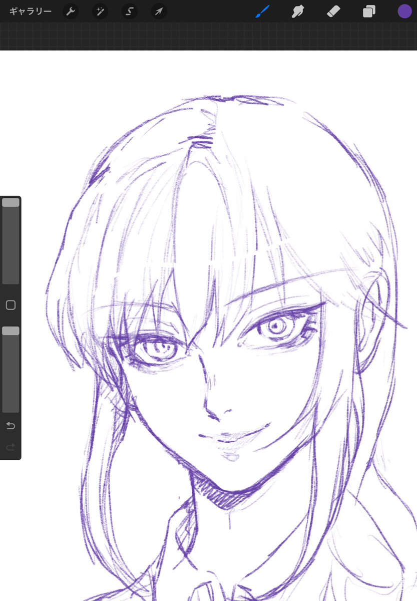 マキマちゃん描いたつもりがヨルさんに見えてきた😇…