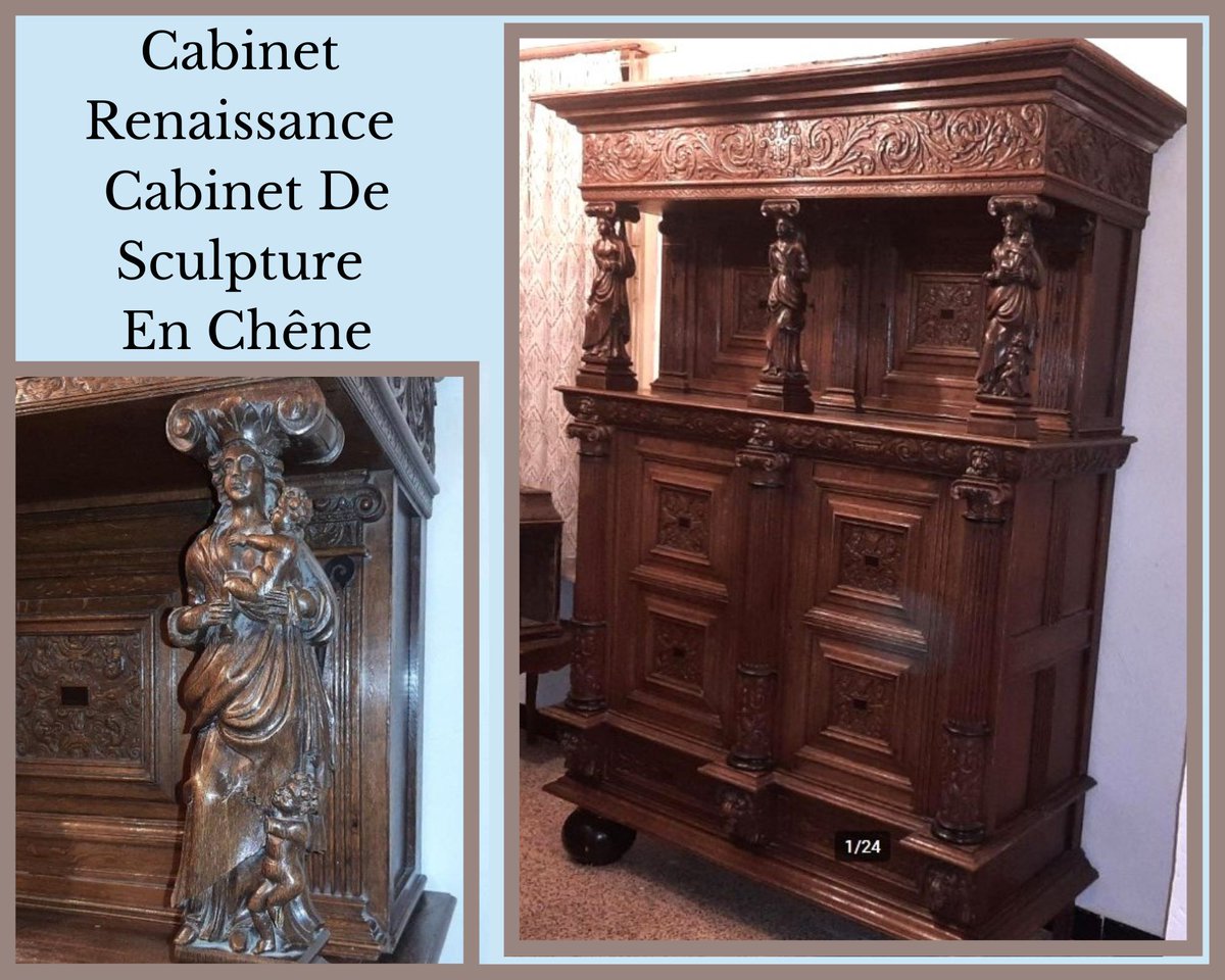 JeffCollinSV's tweet photo. Cabinet Renaissance, Cabinet De Sculpture En Chêne #renaissance #cabinet #antiquescabinet #intriors #decor #antiquegallery #antiquestores #antiques
https://t.co/ih1DJu19C3 https://t.co/su4R2yrfsI