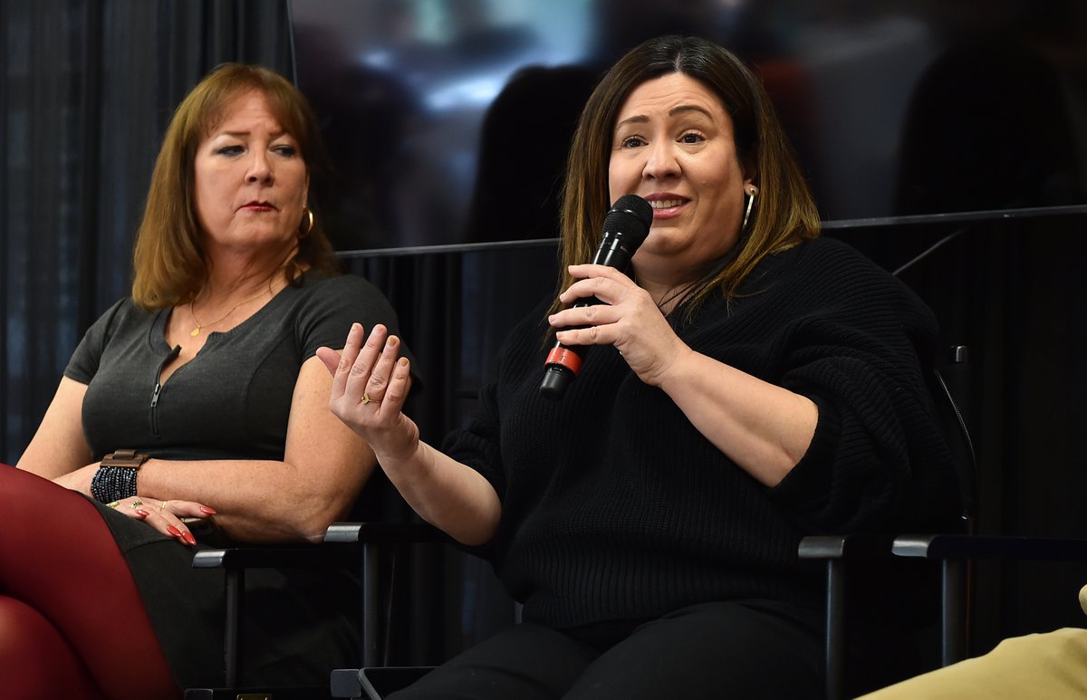 wbd's tweet photo. In recognition of #TransAwarenessWeek and #TDOR,  Warner Bros. Discovery partnered with @FLUX_AHF to create a day of networking and panel conversations with leaders in the Trans community. WBD also partnered with @TransLatina_C's Bamby Salcedo’s podcast – The Fearless People. https://t.co/pH32WMfLy8