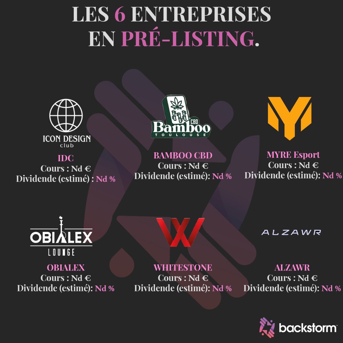 BACKSTORM_off's tweet photo. BACKSTORM est la connexion entre la finance décentralisée et les entreprises, une place de marché où s’échangent des actifs numériques. La place de marché de Backstorm regroupera tous les secteurs, des boulangeries aux agricultures. PRÉ-LISTING #BKS #Etherium #Bitcoin #BNB https://t.co/Z5SYRaeuFR