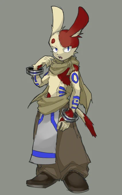 オリキャラのデザインを考え直した 