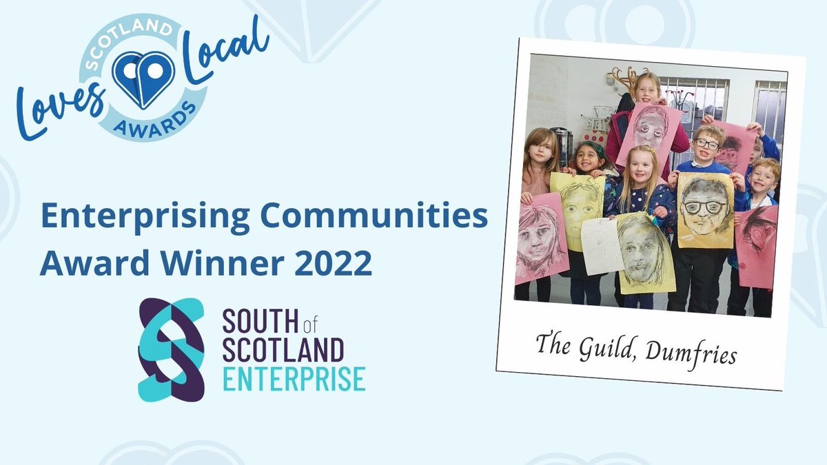 Next up is the ‘Enterprising Communities Award’ sponsored by @SoSEnterprise - well done to this year’s winners @guilddumfries 🙌 #ScotlandLovesLocal #SLLAwards #enterprise @innovation #community