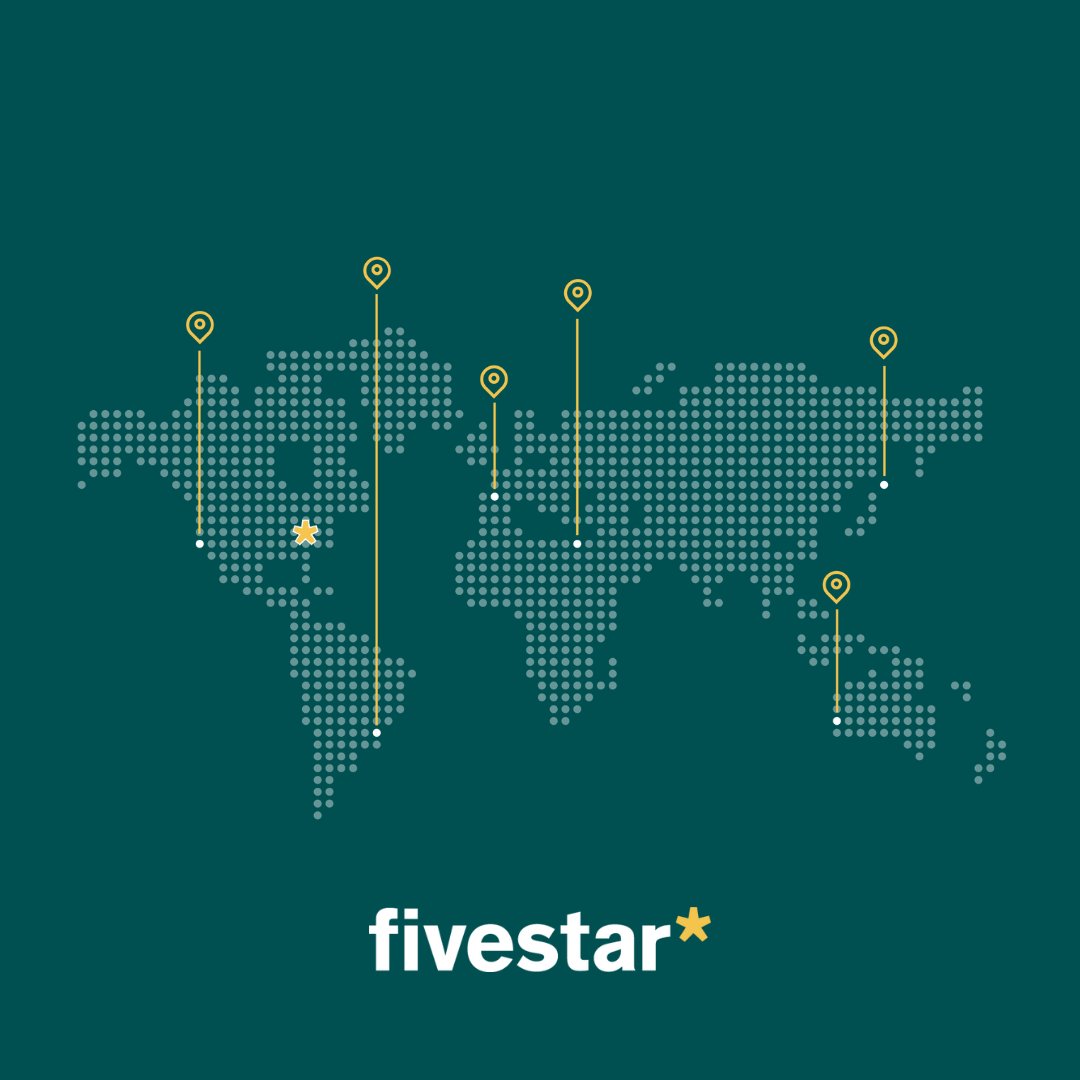 Did you know Fivestar* has worked with clients on 6 Continents? Where will we end up next?