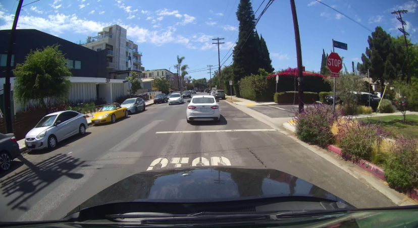 HivemapperFAQ's tweet image. ❌ Bad: The car hood visible in the image

The camera is facing down and capturing the car&apos;s hood in the image. 

This is a fairly common problem and is easily addressed by tilting the camera upwards to face more of the environment.