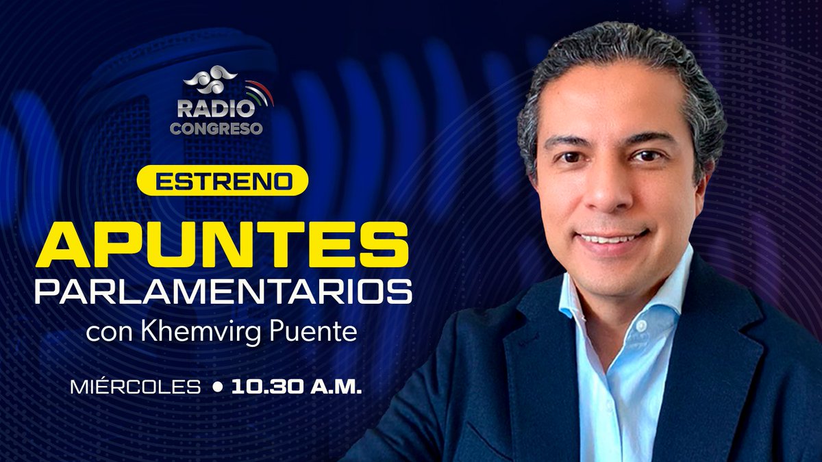CanalCongreso's tweet photo. 🎙️ ¡Ya inició #ApuntesParlamentarios! 

@khemvirg platica con el Senador @jc_ramirezmarin, de @SenadoPRI, sobre el control parlamentario ✍️

¡Escúchalos aquí! ➡️https://t.co/ETP5aeSTM1 https://t.co/fjZ4I5EqU5