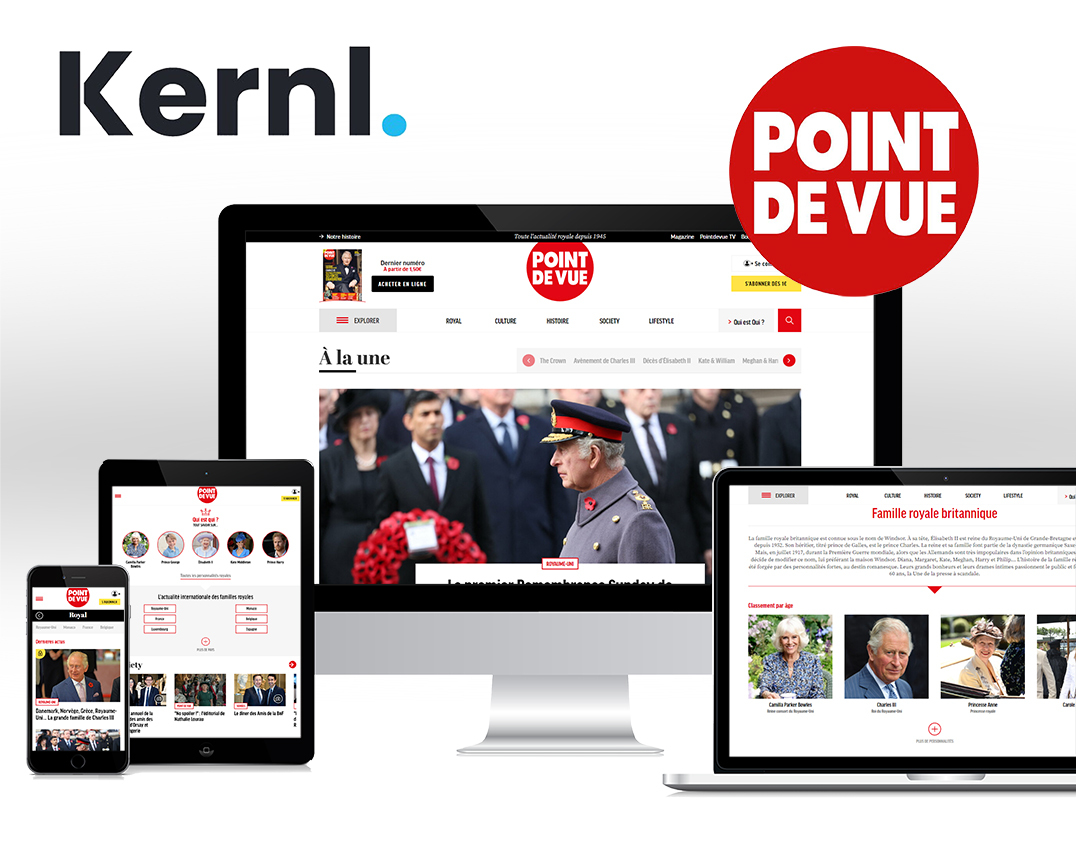 Il y a un an on mettait en ligne la nouvelle version du site Point de Vue avec <a href="/AgenceEfil/">Agence EFIL</a> !
Un sacré défi technique, remporté haut la main grace à laravel !
⚡Résultats ? Un site rapide, efficace, et bien référencé !
En savoir plus : kernl.fr/clients/point-…