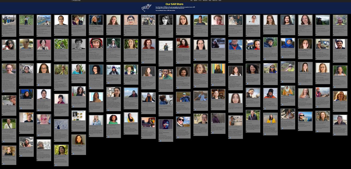 SistersofSAR's tweet photo. 🎉Happy #GISDay2022! Looking for #representation & #diversity in #GIS & #remotesensing? Check out our ⭐️#SAR_STARs coming from all over this Earth! 🥳#StrongerTogether https://t.co/BQIIeHeXJG https://t.co/Z4zf3i1R6a