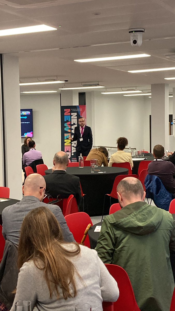DevelopCroydon's tweet photo. Itâs time for our final panel of the day â How can Croydon maximise the Borough of Culture?
Welcome Ceri Sunu, @mozartplayers, Dr Daniel Winder, @stanley_arts, and Kristian Aspinall, @yourcroydon.
#developcroydonconference https://t.co/PNLEafLvAv