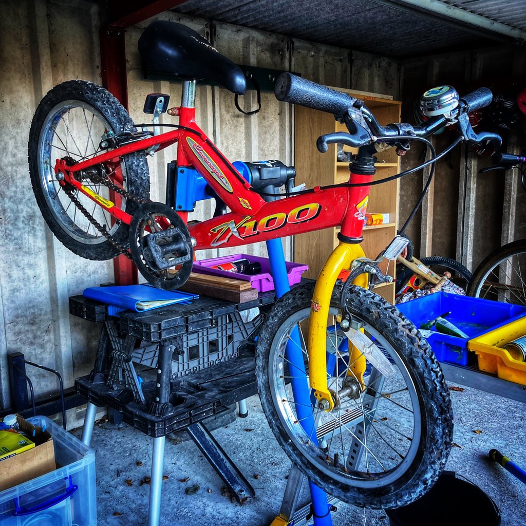 the_bicycle_boy's tweet photo. Just like us, bikes come in a range of sizes. Headset and Basic service on this one! #workshoplife #thebicycleboy #workshopblues #justanotherday #joys #iphotography #thebicycleboy #outreach https://t.co/1QV9stEkwj