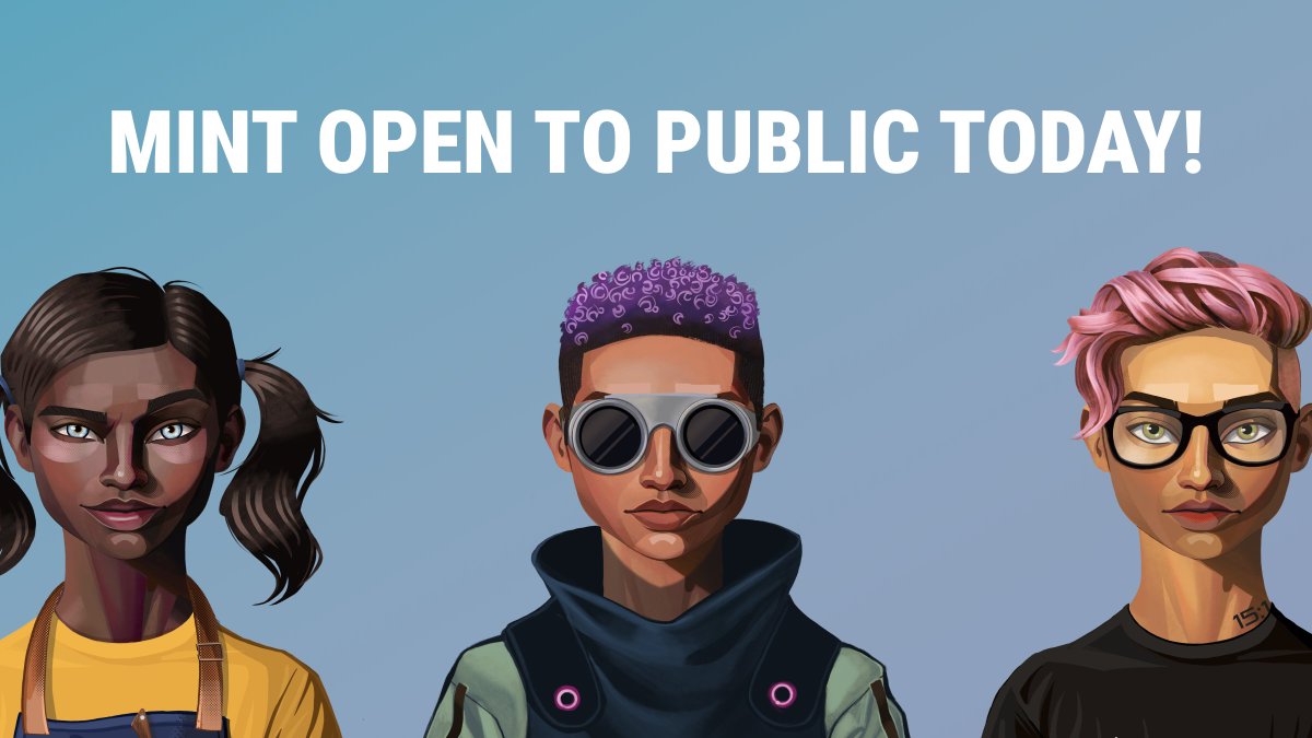 DataNFT_'s tweet photo. GM! Public mint opens today at 10am Pacific time! That's just about 3-hours away!

Excited for anyone who wants to mint a nerd to have the opportunity. 

Minting will be open on our website:
https://t.co/6Pn1tW8oeN

#TheNerdsAreComing https://t.co/U5OXc2tdYE