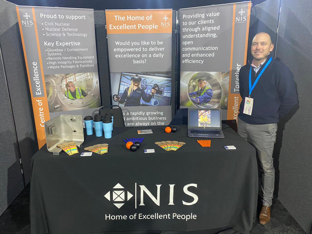 NISLimited's tweet photo. Anthony Morris and Marc Green enjoying Day1 of #nuclearmanufacturing22 https://t.co/C2EcoTNYUz