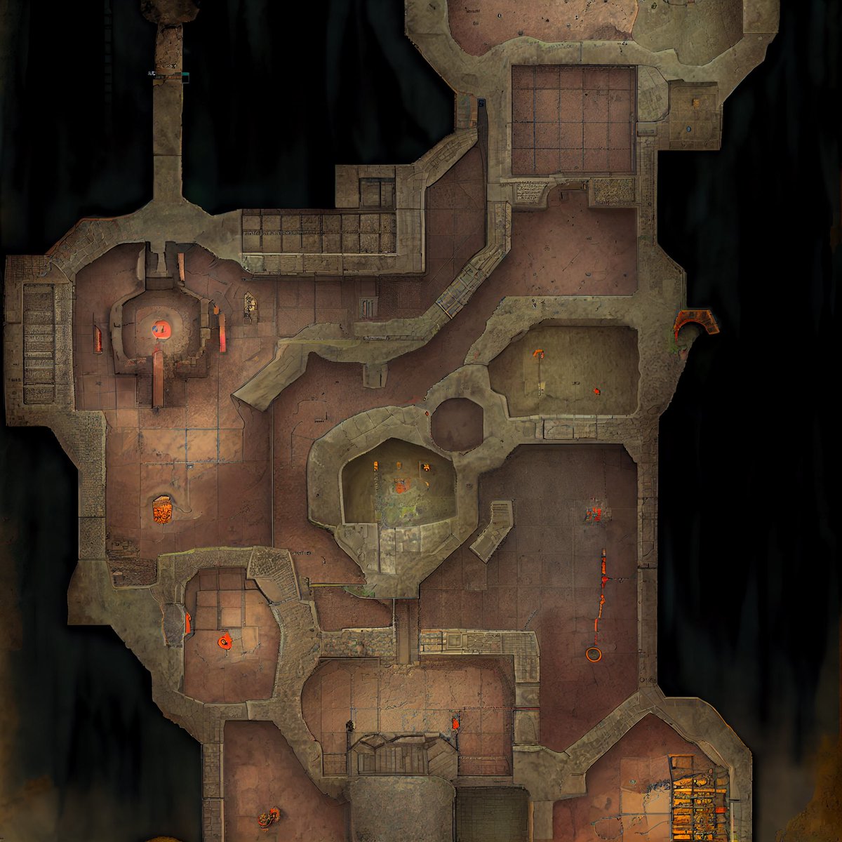 DwarvenAcademy's tweet photo. Can AI generate dungeon maps? Well, it gets close if you look them from afar but the details are still full of weird artifacts. Still, not bad!
#dnd #dndmaps #aiart #ttrpgfamily https://t.co/YeX6005nfR