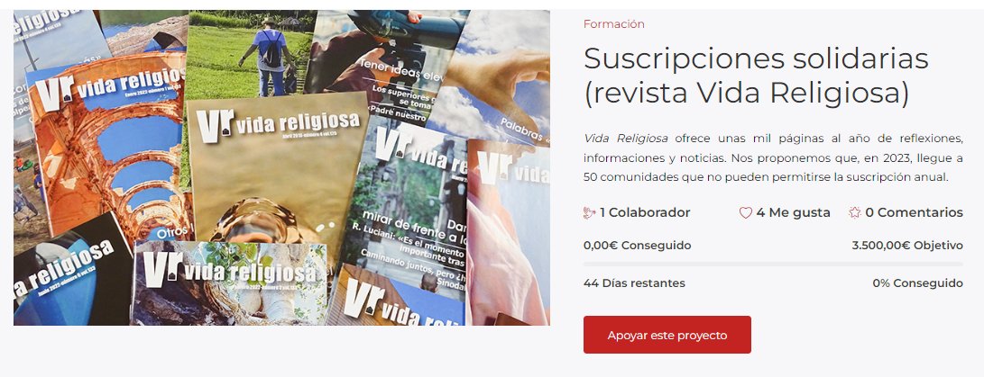 editorialPCL's tweet photo. Los proyectos o campañas con los que puedes colaborar:

🔸 #PalabraYVida 2023. Iglesia de San Antón
🔸 Suscripciones solidarias · @VidaReligiosa1 
🔸 Formación para monasterios
🔸 Materiales para la evangelización parroquial @intergentes_es 

🟠 https://t.co/4UcGouZ9LY https://t.co/yroOb01Oss