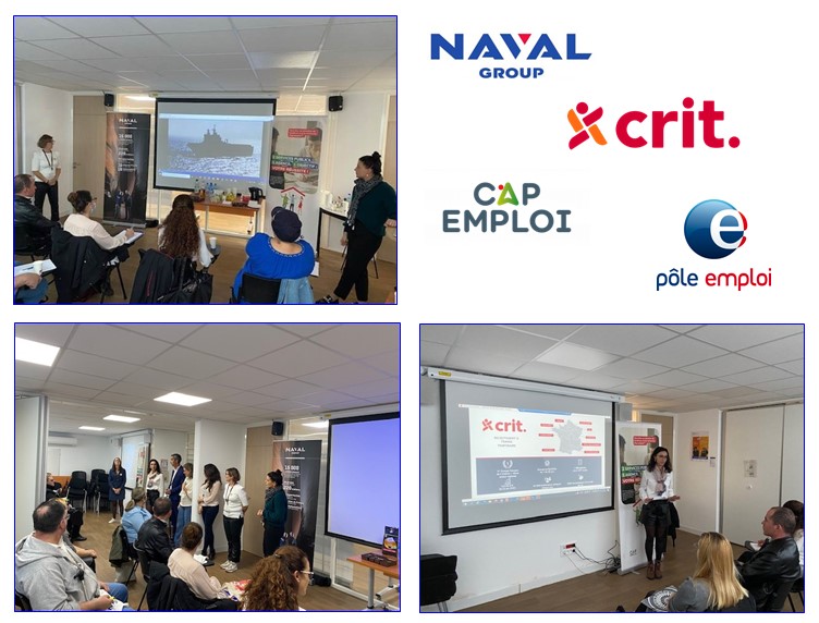 ➡️@poleemploi_Var La #SEEPH2022 a débuté à #ToulonFoch par une action commune <a href="/Capemploi83/">Cap emploi 83</a> en accueillant 16 demandeurs d'emploi en situation de handicap avec <a href="/NavalGroup/">Naval Group</a> &amp; <a href="/CritFrance/">Crit France</a> afin d'échanger sur les modalités de recrutement et comment aborder le handicap en entretien.