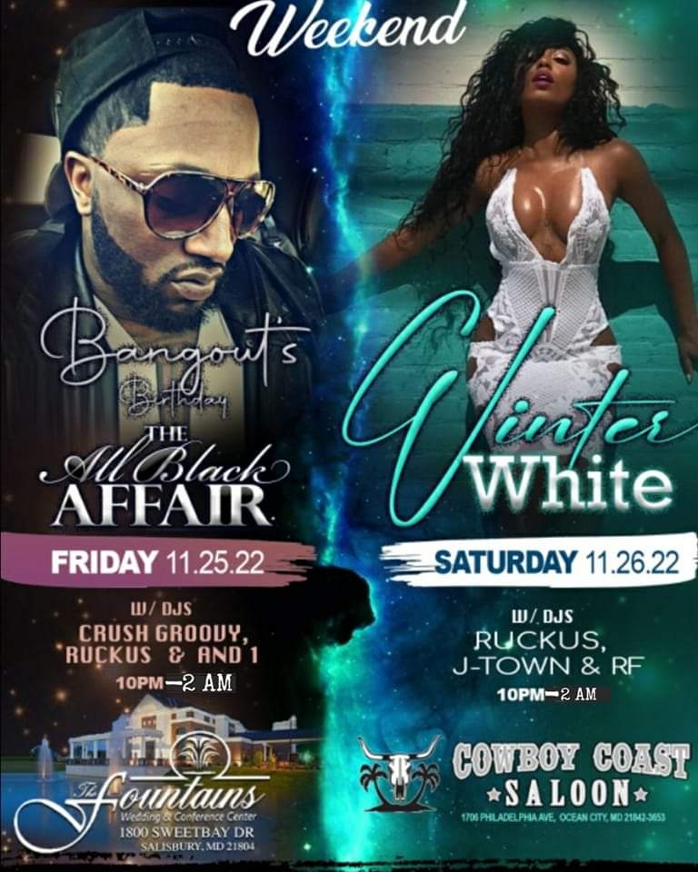 RocstarLLC's tweet photo. THANKSGIVING WKND: ALL BLACK FRIDAY ⚡️ ALL WHITE SATURDAY #SOLDOUTPARTIES #NOV25 #NOV26 https://t.co/Oabc5K2kNU