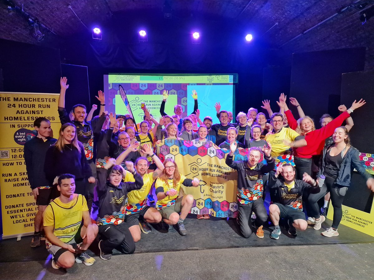 Manchester 24 Hour Run Against Homelessness tweet media