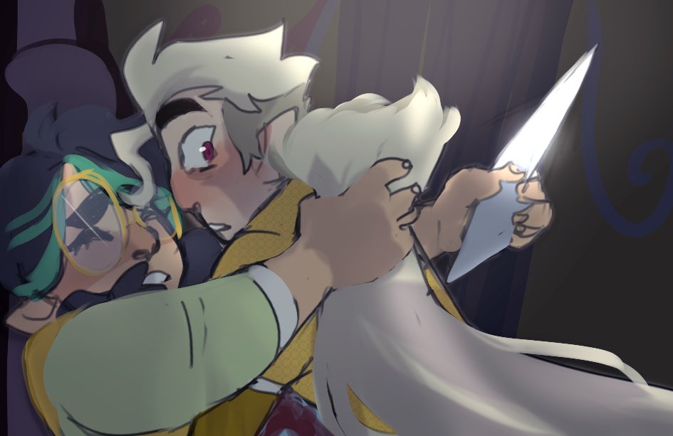 Another huntlow tangled au redraw 8-)