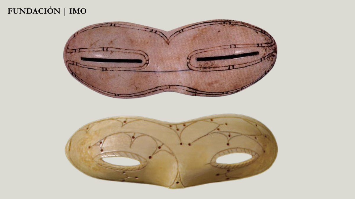 FundMiranza's tweet photo. ¿#Sabíasqué los #Inuit o pueblo #inut, más conocidos como #esquimales (aunque no es el término correcto), fueron los primeros en usar algo parecido a unas #gafasdesol?

Las utilizaban, cómo nosotros, para evitar el exceso de #luz solar que se refleja en la #nieve. 

#Curiosidades https://t.co/OcD4WJafT7