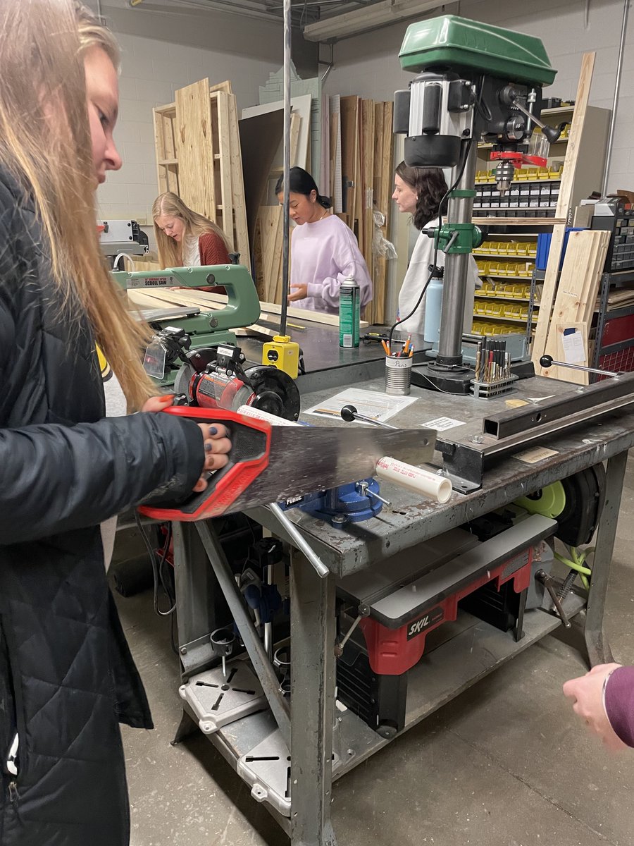 EpicsPlay's tweet photo. This week, the Water Table Team is building 2 of their clamps designs for the UV light. https://t.co/0rXqIXSs6Q