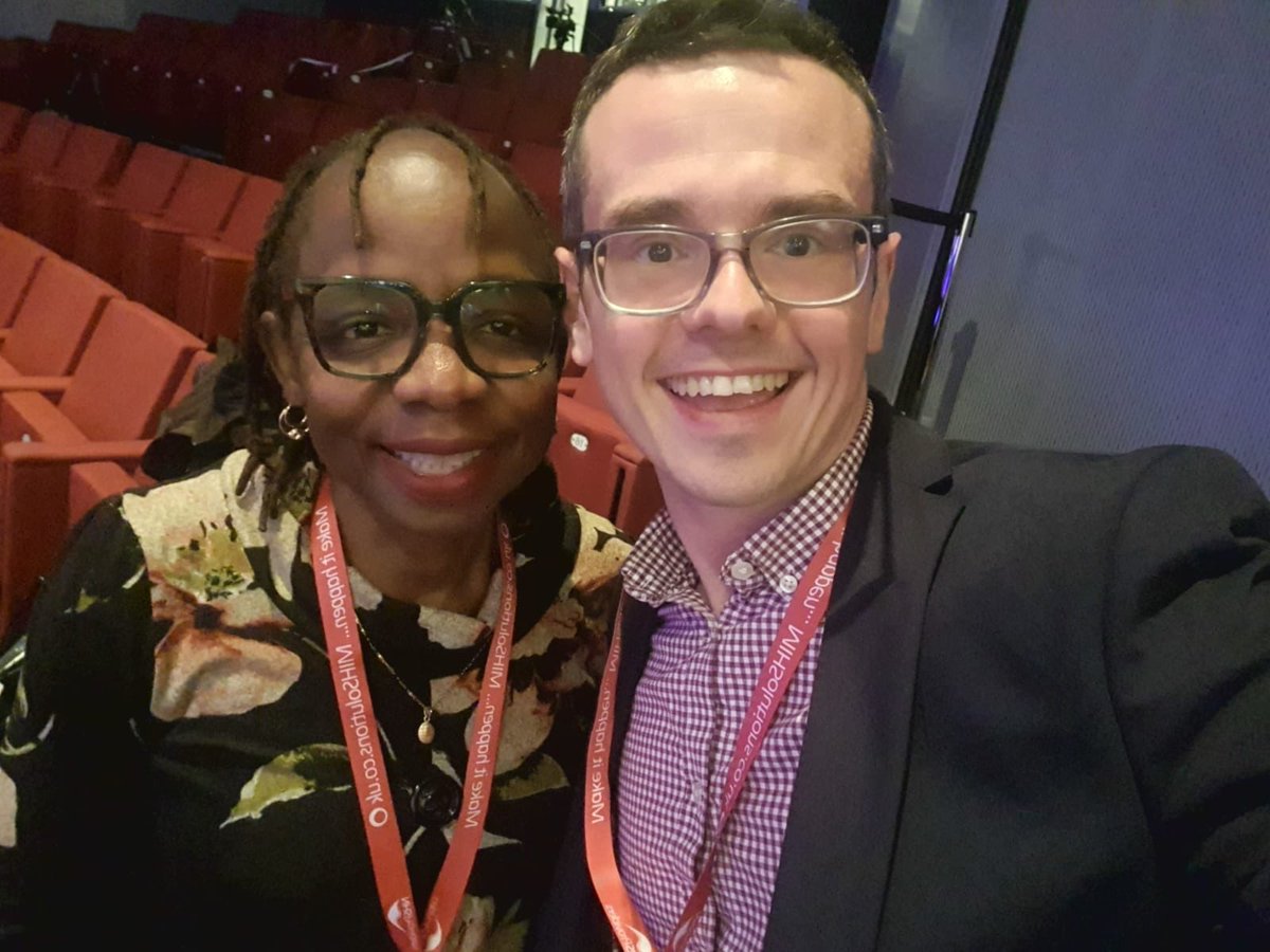 Matt and I at NHS providers Liverpool 👍🏿